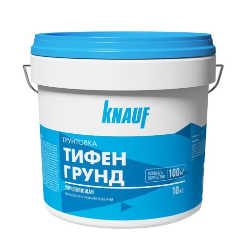 Грунтовка КНАУФ Тифенгрунд универсальная глубокого проникновения 10 кг купить в Санкт-Петербурге