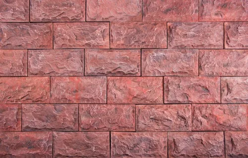 Искусственный камень Доломит 272х132мм красный 0.61м2 CraftStone купить в Санкт-Петербурге