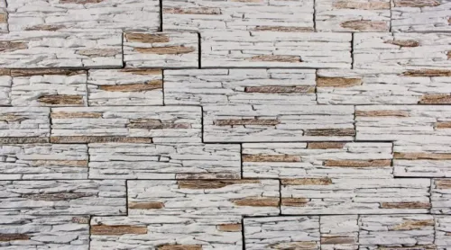 Искусственный камень Танвальд мини 370х90мм белый 0.8м2 CraftStone купить в Санкт-Петербурге