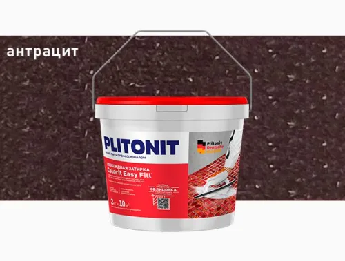 PLITONIT Colorit EasyFill КАКАО - 2 эпоксидная затирка для межплиточных швов и реактивный клей для плитки  купить в Санкт-Петербурге