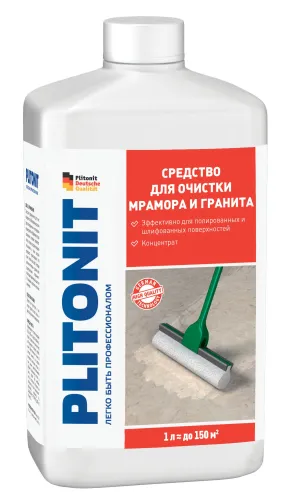 Средство для очистки мрамора и гранита PLITONIT 1 л купить в Санкт-Петербурге