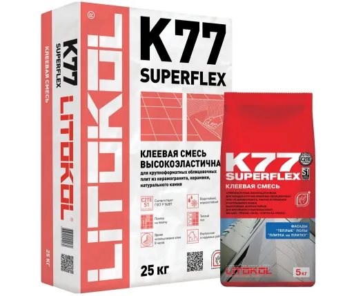 SUPERFLEX K77 Суперэластичная клеевая смесь купить в Санкт-Петербурге