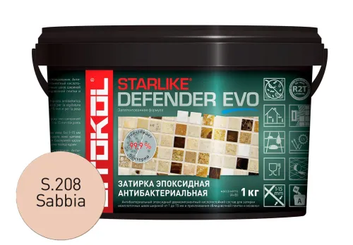 Starlike Defender EVO эпоксидная затирочная смесь WARM купить в Москве
