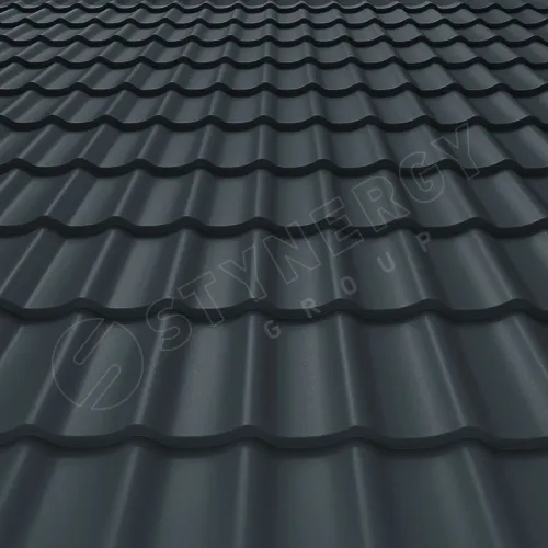 Металлочерепица СМ Классик Rooftop Matte (Стальной Бархат) купить в Москве