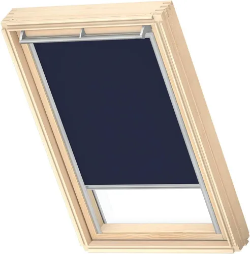 Затемняющая штора "Сиеста" DKL 1100 темно-синий MK08 78*140см Velux купить в Санкт-Петербурге