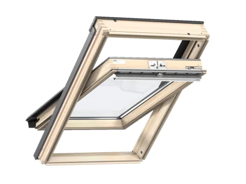 Velux GZL 1051 CK04 55х98см (ручка сверху) мансардное окно деревянное однокамерное (Велюкс) купить в Санкт-Петербурге