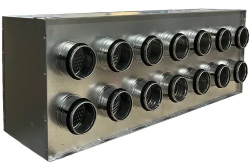Пленум-бокс FLX-PLO-R-P-75-2x7-200 (14 выходов), Solko купить в Санкт-Петербурге