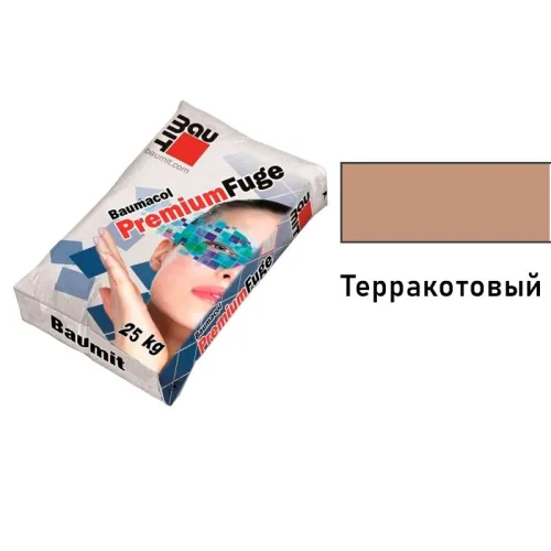 Baumacol PremiumFuge 25кг Затирка для швов терракотовый/terracotta 25 кг купить в Санкт-Петербурге