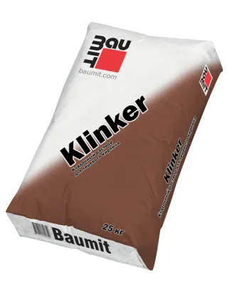 Klinker 25 кг Кладочный раствор для лицевого кирпича Светло-серый купить в Санкт-Петербурге
