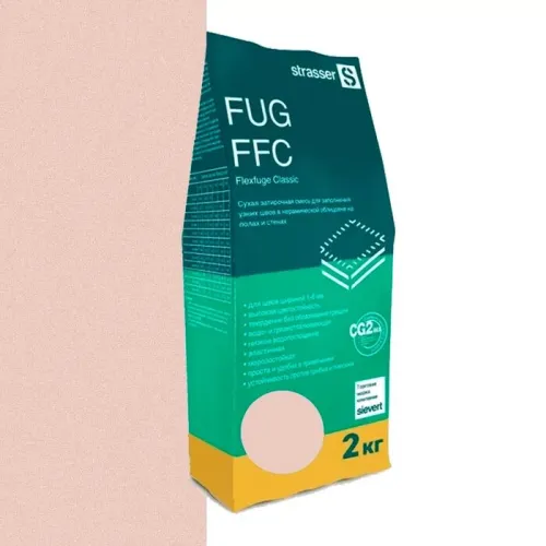 FUG FFC 08 Сухая затирочная смесь для узких швов, бежево-коричневый (1 - 6 мм) strasser купить в Санкт-Петербурге