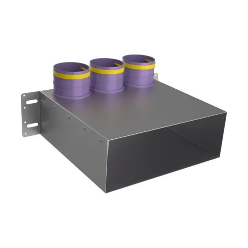 Пленум напольный на 3 выхода VPF 125/75x3 Provent
 (Комплектуется без фланцев. Фланцы/заглушки необходимо докупать дополнительно) купить в Санкт-Петербурге