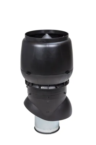Выход помещений черный XL-200/300/500 (труба с колпаком, шурупы) Vilpe, диаметр - 200 мм купить в Санкт-Петербурге