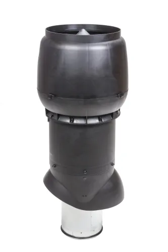Выход помещений черный XL-200/300/700 (труба с колпаком, шурупы) Vilpe, диаметр - 200 мм купить в Санкт-Петербурге