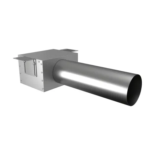 Пленум прямой круглый на 1 выхода (L=400мм) VPDL 125/90x1 Provent (Комплектуется без фланцев. Фланцы/заглушки необходимо докупать дополнительно) купить в Санкт-Петербурге