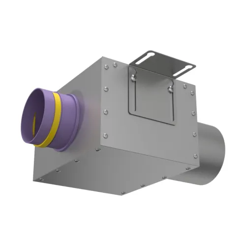 Пленум прямой круглый на 1 выход VPD 125/90x1 Provent (Комплектуется без фланцев. Фланцы/заглушки необходимо докупать дополнительно) купить в Санкт-Петербурге