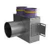 Пленум потолочный/настенный круглый на 2 выхода VPS 125/90x2 Provent (Комплектуется без фланцев. Фланцы/заглушки необходимо докупать дополнительно) купить в Санкт-Петербурге