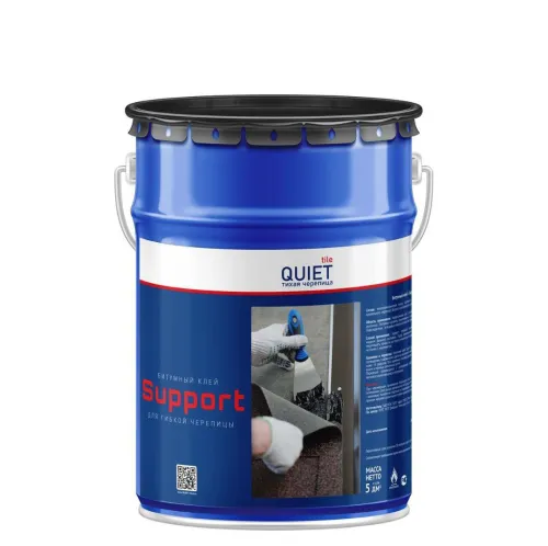 Клей битумный Quiet tile Support 5л (4.5 кг) купить в Санкт-Петербурге