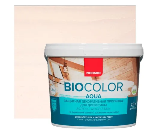 BIO COLOR aqua 2,3л пропитка готовый NEOMID