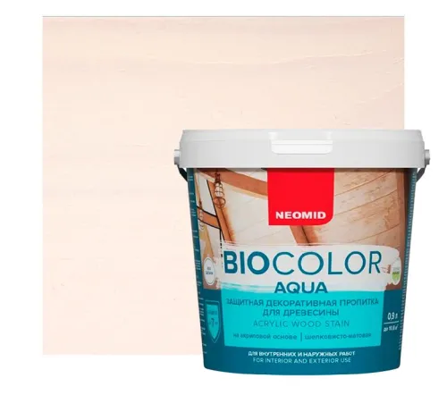 BIO COLOR aqua 0,9л пропитка готовый NEOMID