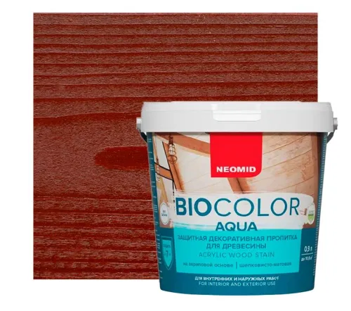 BIO COLOR aqua 0,9л пропитка готовый NEOMID купить в Санкт-Петербурге