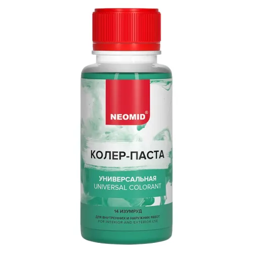 Колер-паста универсальная Палитра №1 100мл Для внутренних и наружних работ NEOMID купить в Санкт-Петербурге