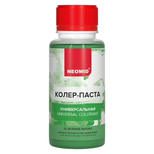 Колер-паста универсальная Палитра №1 100мл Для внутренних и наружних работ NEOMID купить в Санкт-Петербурге