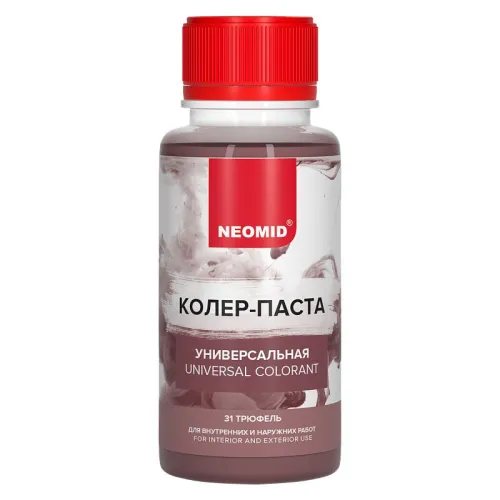 Колер-паста универсальная Палитра №1 100мл Для внутренних и наружних работ NEOMID купить в Санкт-Петербурге