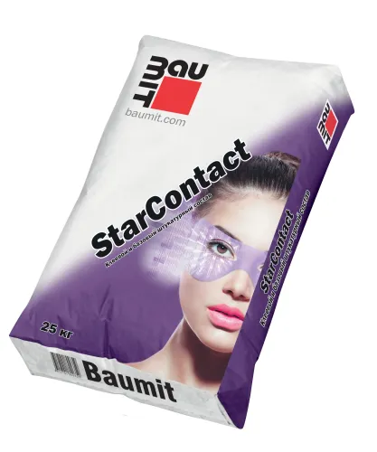StarContact Winter 25 кг Универсальный клеевой и базовый штукатурный состав Baumit купить в Санкт-Петербурге