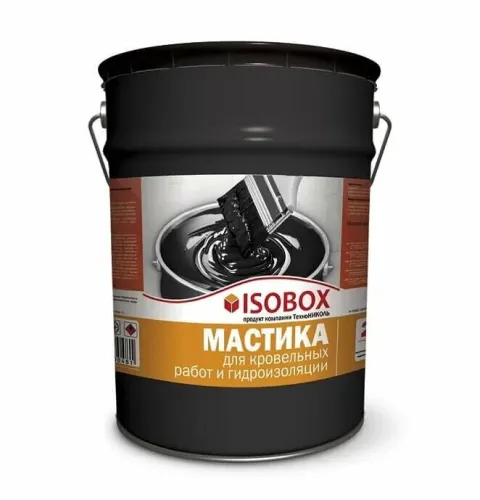 Мастика кровельная гидроизоляционная ISOBOX, ведро 22 кг купить в Санкт-Петербурге