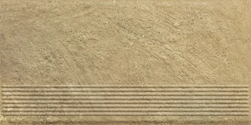 Ступень без капиноса с насечками Eremite beige структурная 300х600х8.5мм Paradyz 8шт/уп купить в Санкт-Петербурге