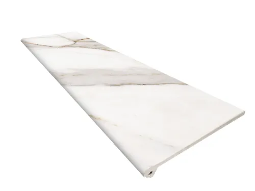 Ступень фронтальная Peldano Florentino Marbles Calacatta 33х120х1.2 матовая Exagres купить в Санкт-Петербурге
