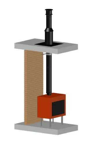 Permeter Эстет 25мм D130мм h=9м (насадной монтаж) Schiedel купить в Санкт-Петербурге