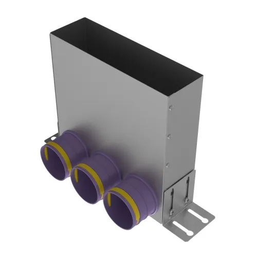 Пленум угловой прямоугольный на 3 выхода VPU 300х90/75х3 Provent купить в Санкт-Петербурге
