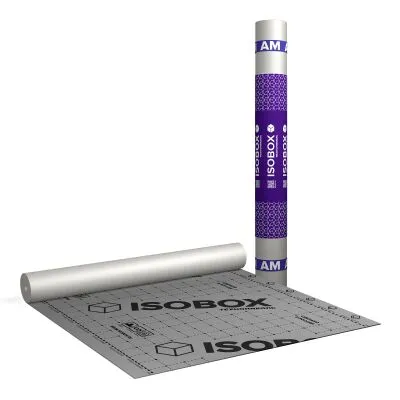 Диффузионная мембрана с клеевой полосой ISOBOX AM+ 1.5х50м 75м2 купить в Санкт-Петербурге