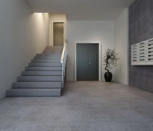 Керамогранит Gracia Ceramica Diamond light grey PG 01 бетон 600х600х10мм 1,44м2/4шт/уп купить в Санкт-Петербурге