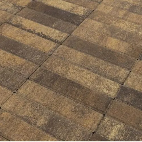 BRAER Тротуарная плитка Прямоугольник Color Mix Каштан 200х100х40мм 19,44м2/пд купить в Санкт-Петербурге