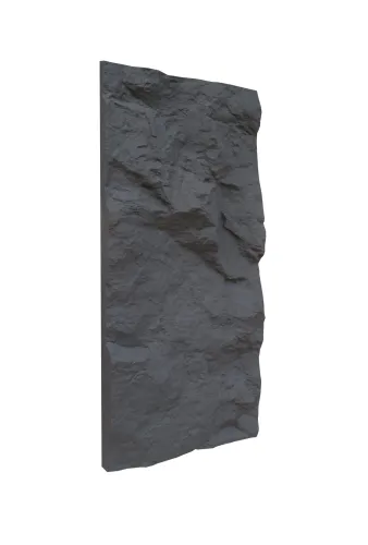 Mosaic Stone Панель полиуретановая под камень 1200х600х20-90мм 0.72м2 элегантный черный 6шт/упак купить в Санкт-Петербурге