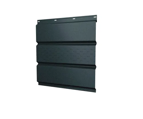 Софит металл центральная перфорация GL 0.50мм Satin Matt (антрацитово-серый) 7016 {длины по спецификации} купить в Санкт-Петербурге