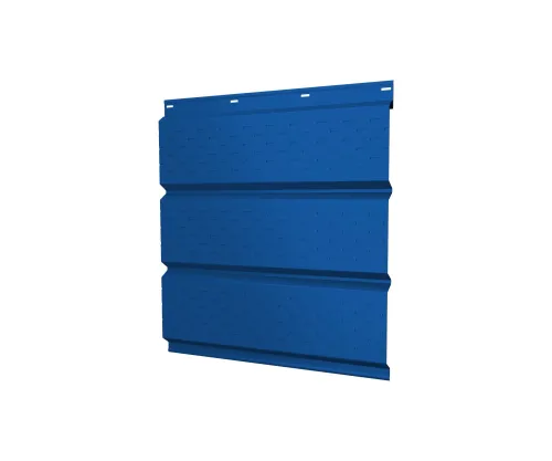 Софит металл полная перфорация GL 0.50мм 5005 (синий) Satin {длины по спецификации} купить в Санкт-Петербурге