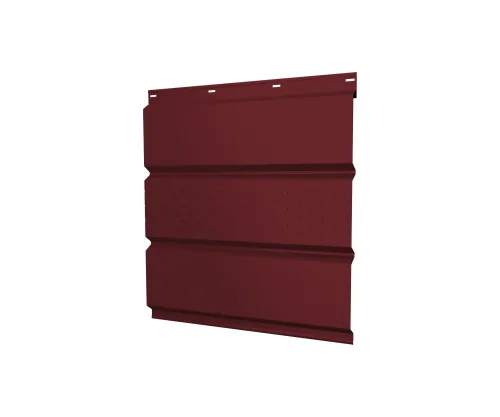Софит металл центральная перфорация GL 0.50мм Satin (темно-красный) 3005 {длины по спецификации} купить в Санкт-Петербурге