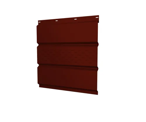 Софит металл центральная перфорация GL 0.50мм Satin (кирпично-красный) 3009 {длины по спецификации} купить в Санкт-Петербурге