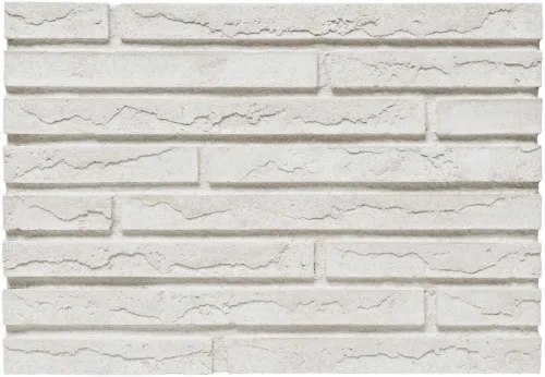 BrickWell Фасадная плитка Simple Ультрабелый Ригель 470х40х20мм 0.48м2/уп 42шт/м2 купить в Санкт-Петербурге