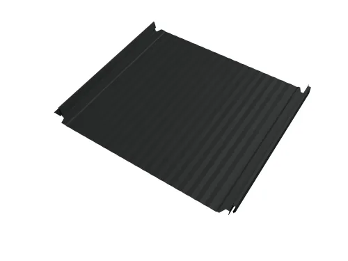 Кликфальц Double Pro Gofr GL 0.45мм 7016 (антрацитово-серый) Drap TX с пленкой на замках {длины по спецификации} купить в Санкт-Петербурге