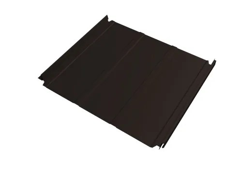 Кликфальц Double Pro Line GL 0.50мм RR32 (темно-коричневый) Satin с пленкой на замках {длины по спецификации} купить в Санкт-Петербурге
