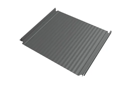 Кликфальц Double Pro Gofr GL 0.50мм 9006 (серебро) Satin с пленкой на замках {длины по спецификации} купить в Санкт-Петербурге