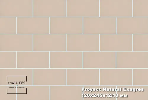 Плитка тротуарная Proyect Natural Base 12х24.5х1.8 антислип 18шт/упак Exagres купить в Санкт-Петербурге