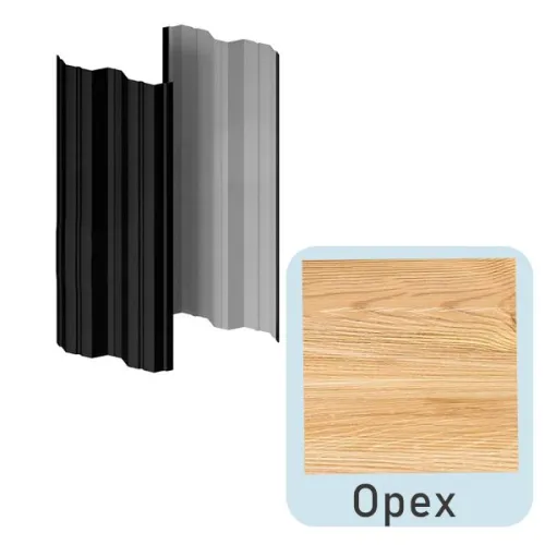 Штакетник МП М-111-Т прямой 0.45мм Ecosteel Texture {длины по списку} купить в Санкт-Петербурге