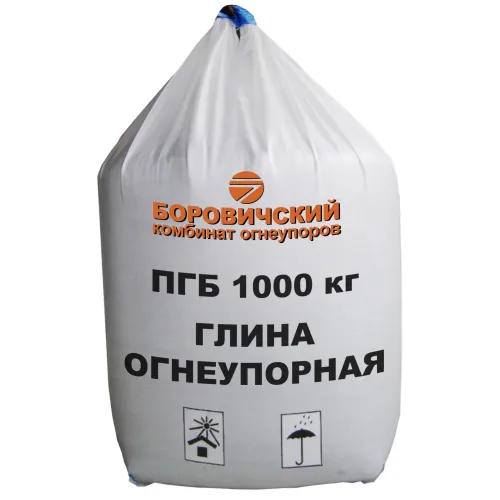 ПГБ 1000кг Глина огнеупорная купить в Санкт-Петербурге