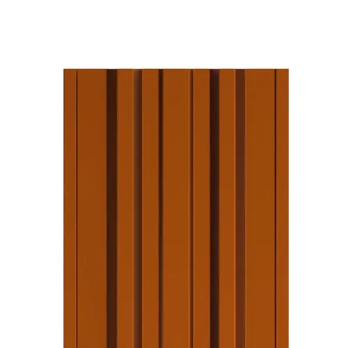 Штакетник МП TRAPEZE-T прямой 0.50мм Copper (медный) Agneta {длины по списку} купить в Санкт-Петербурге