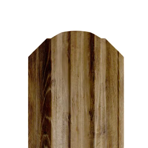 Штакетник МП TRAPEZE-O-БР фигурный 0.45мм Ecosteel Texture {длины по списку} купить в Санкт-Петербурге